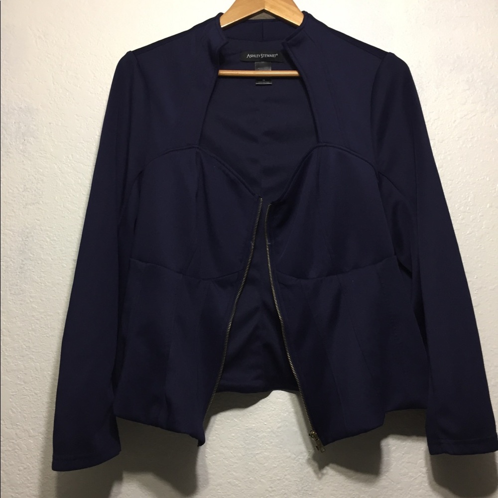 Ashley Stewart Zip Up Jacket Size 16 - Picture 3 of 8